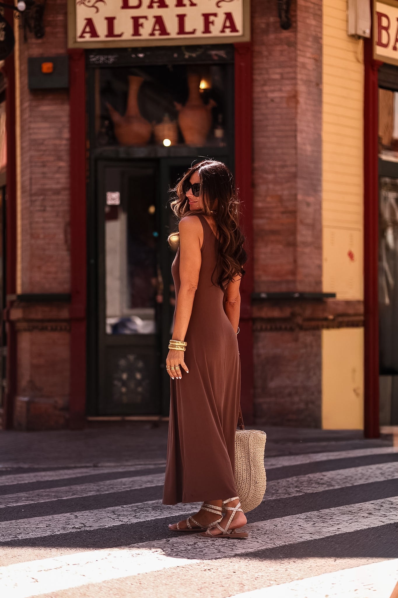 Robe Tessa choco