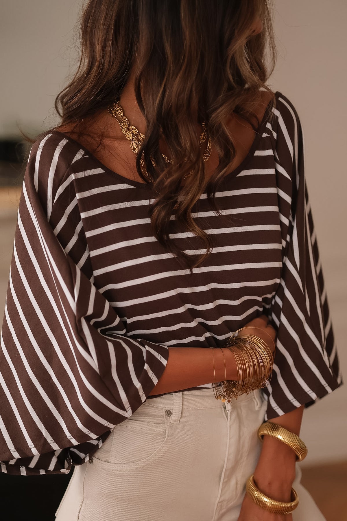 Tee-shirt Nell marron