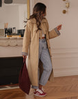 Trench long Sixtine beige