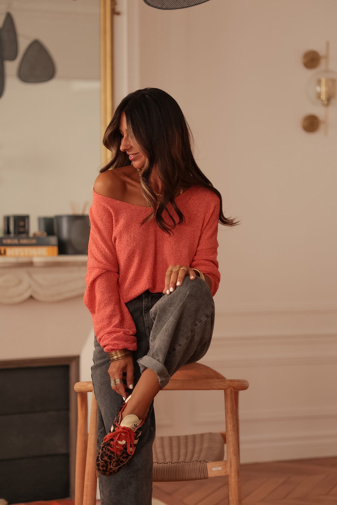 Pull Calane corail