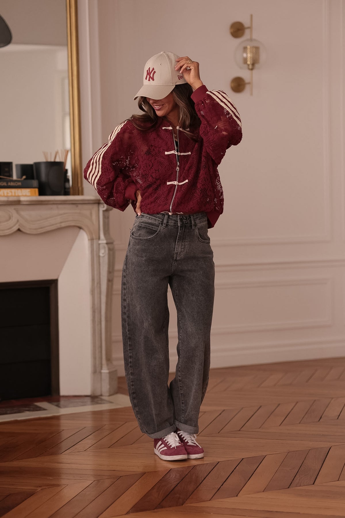 Veste Silo bordeaux