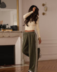 Jogging Joy velours vert