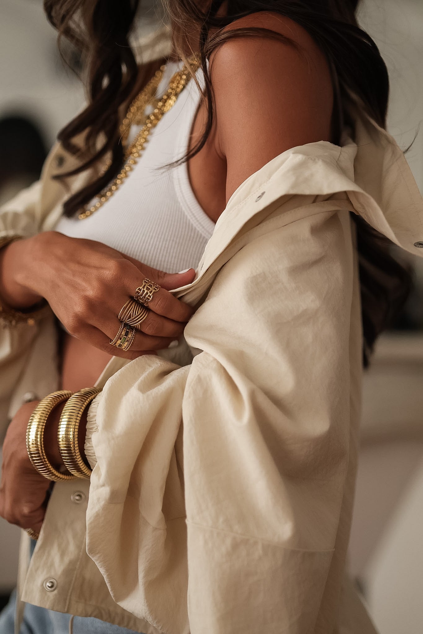 Veste Wily beige