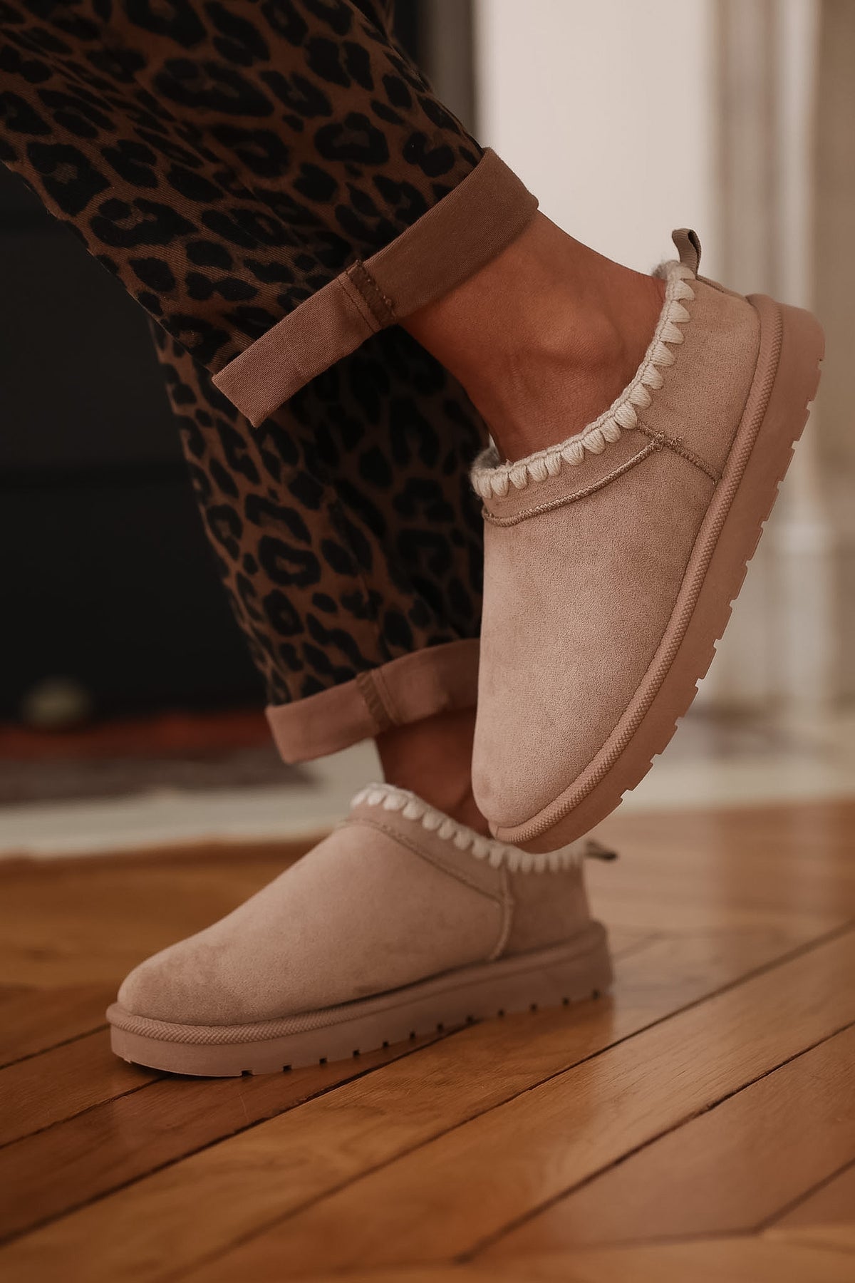 Chaussons Dune taupe