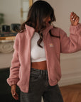 Veste polaire Gia rose