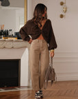Jean Octave beige foncé
