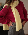 Écharpe Trecy jaune
