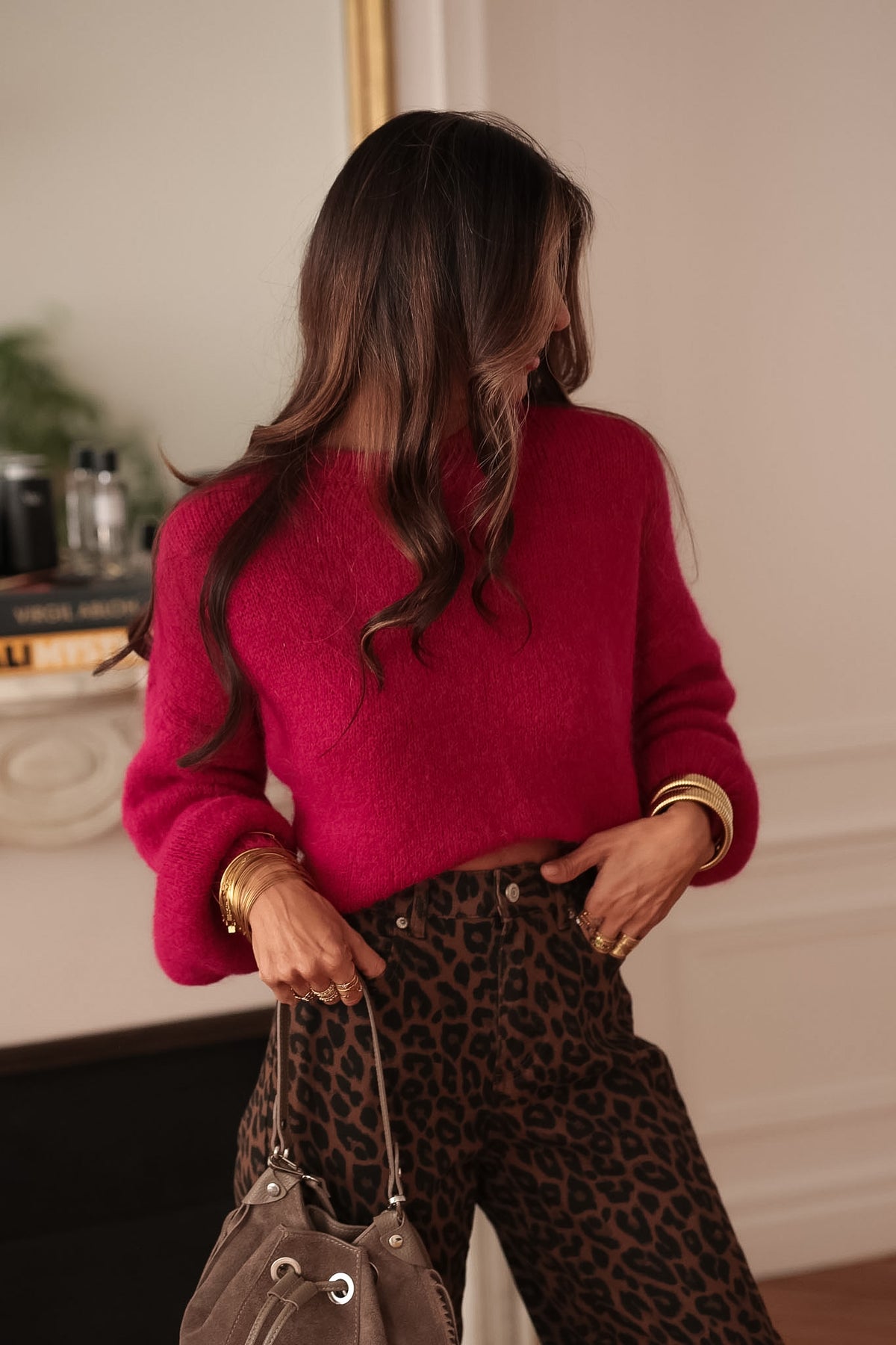 Pull Catalina framboise
