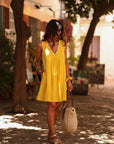 Robe Anja jaune