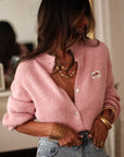 Gilet Flavie rose