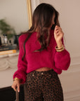 Pull Catalina framboise