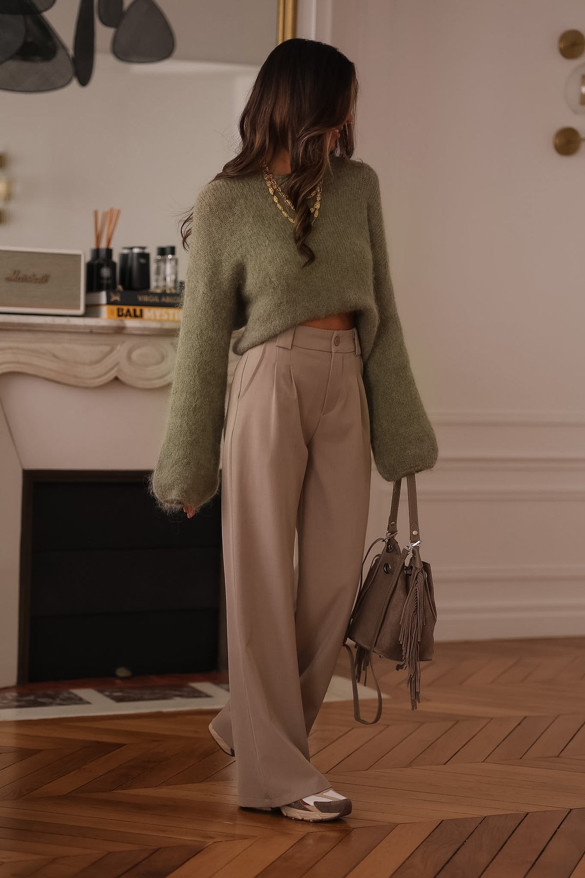 Pantalon Eddie beige