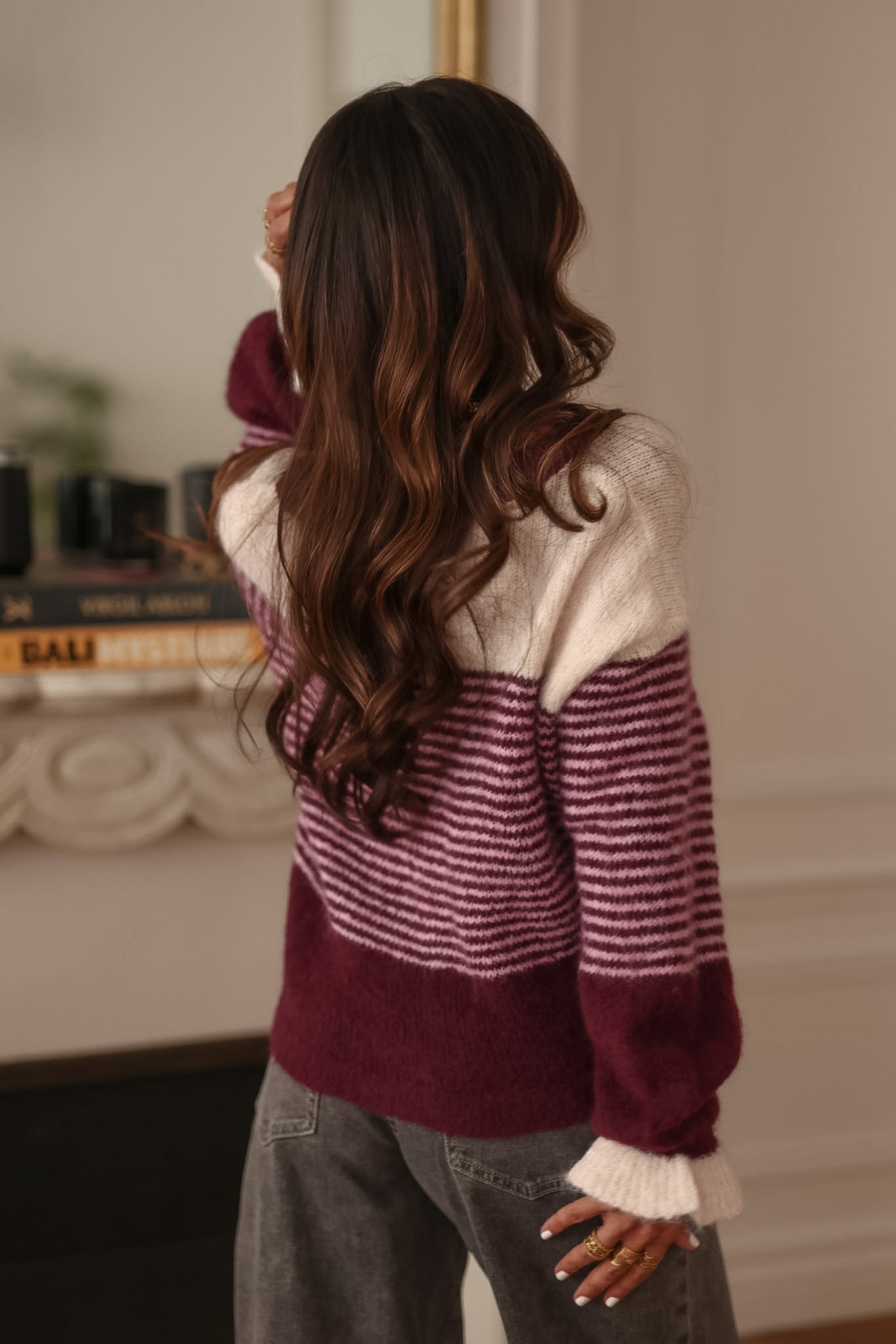 Gilet Wendy aubergine