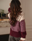 Gilet Wendy aubergine
