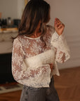 Blouse Drew en dentelle