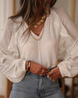 Blouse Victoria écrue