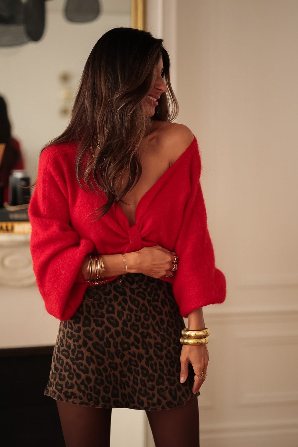Pull Oria rouge