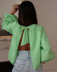 Blouse Oxana vert anis