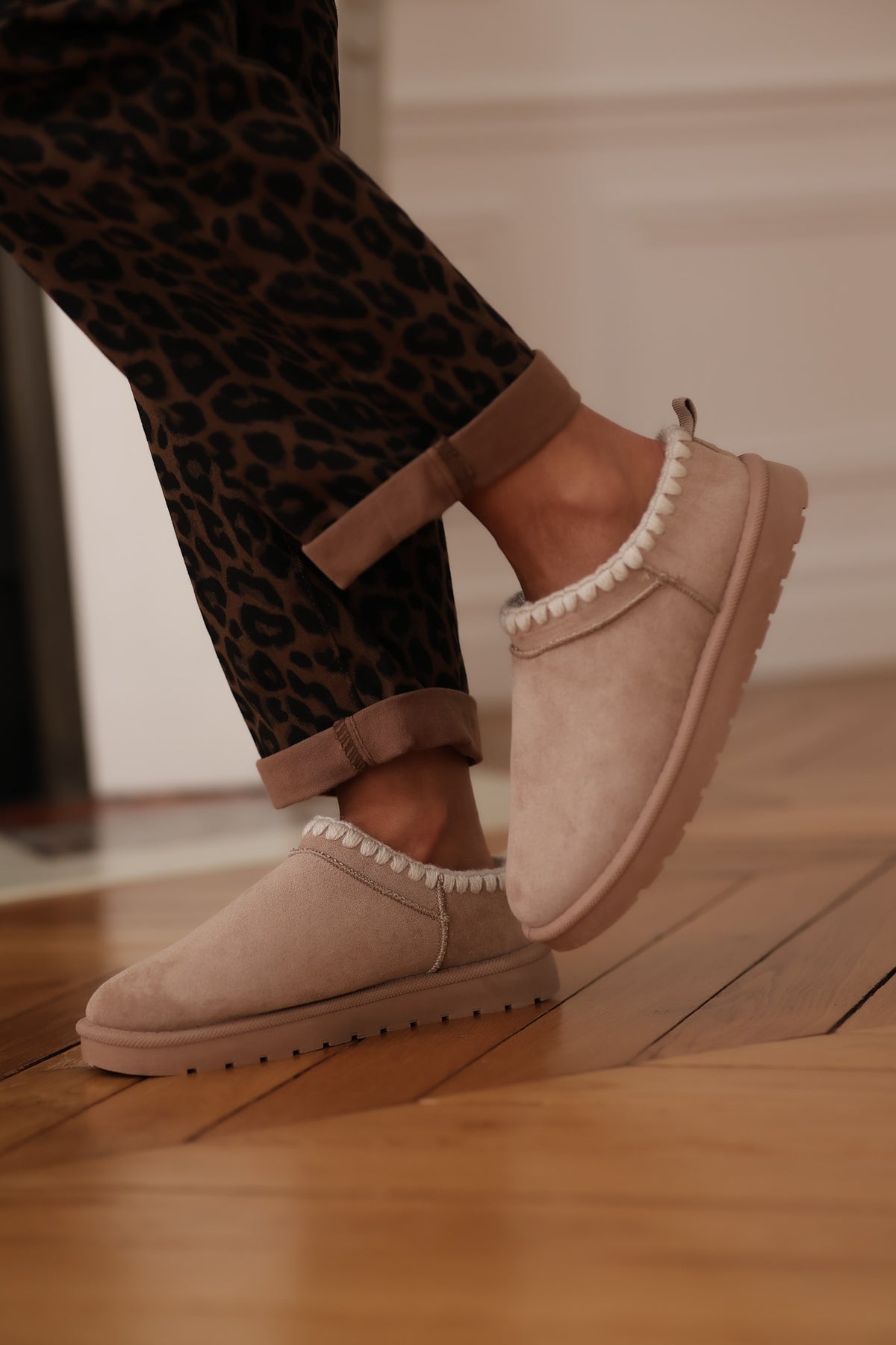 Chaussons Dune taupe