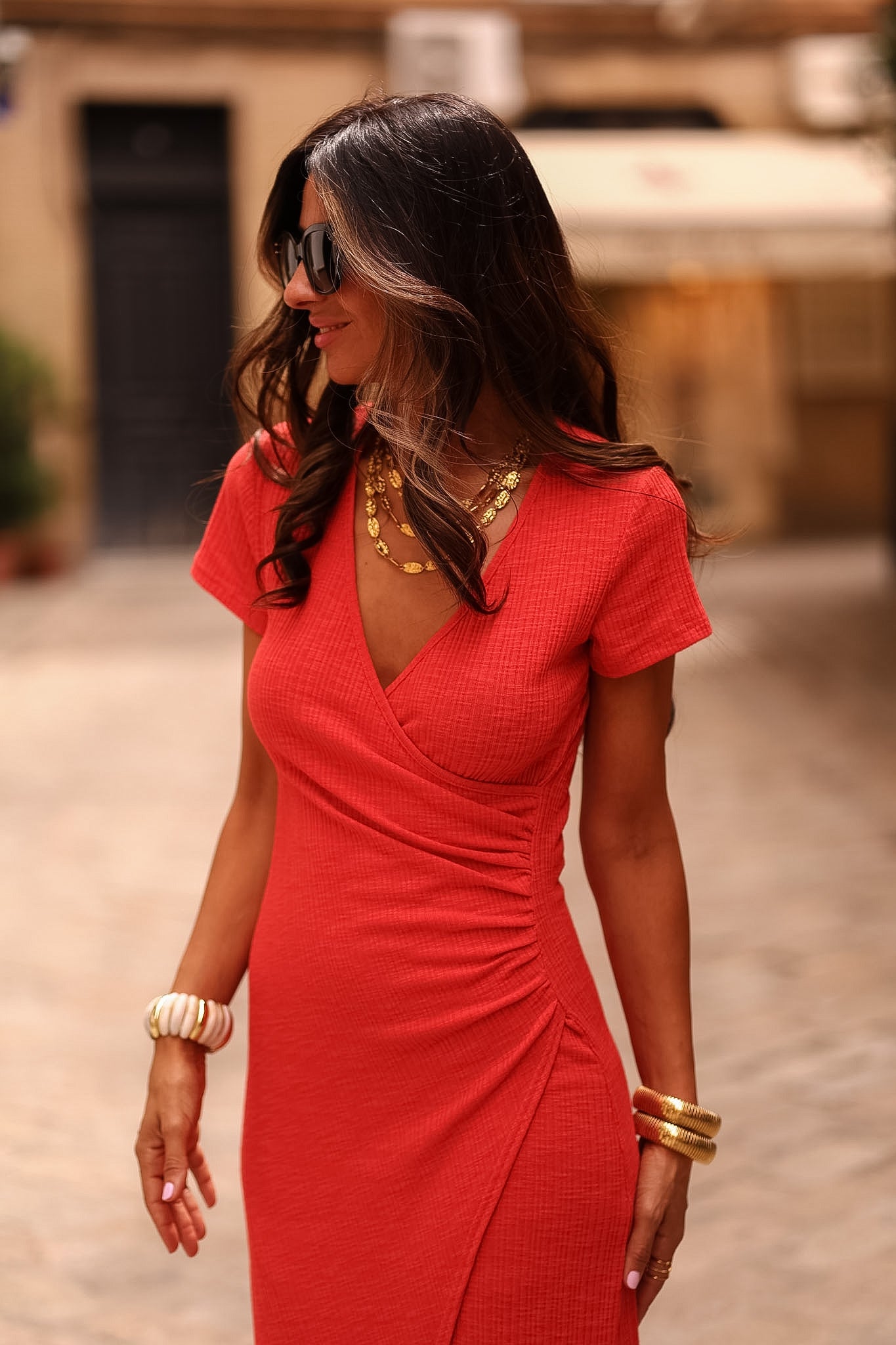 Robe Gaby rouge