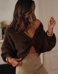 Pull Oria marron