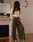 Jogging Joy velours vert