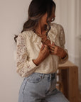 Blouse Adèle beige