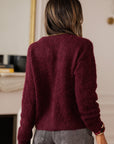 Gilet Sélan prune