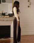 Jogging Joy velours marron