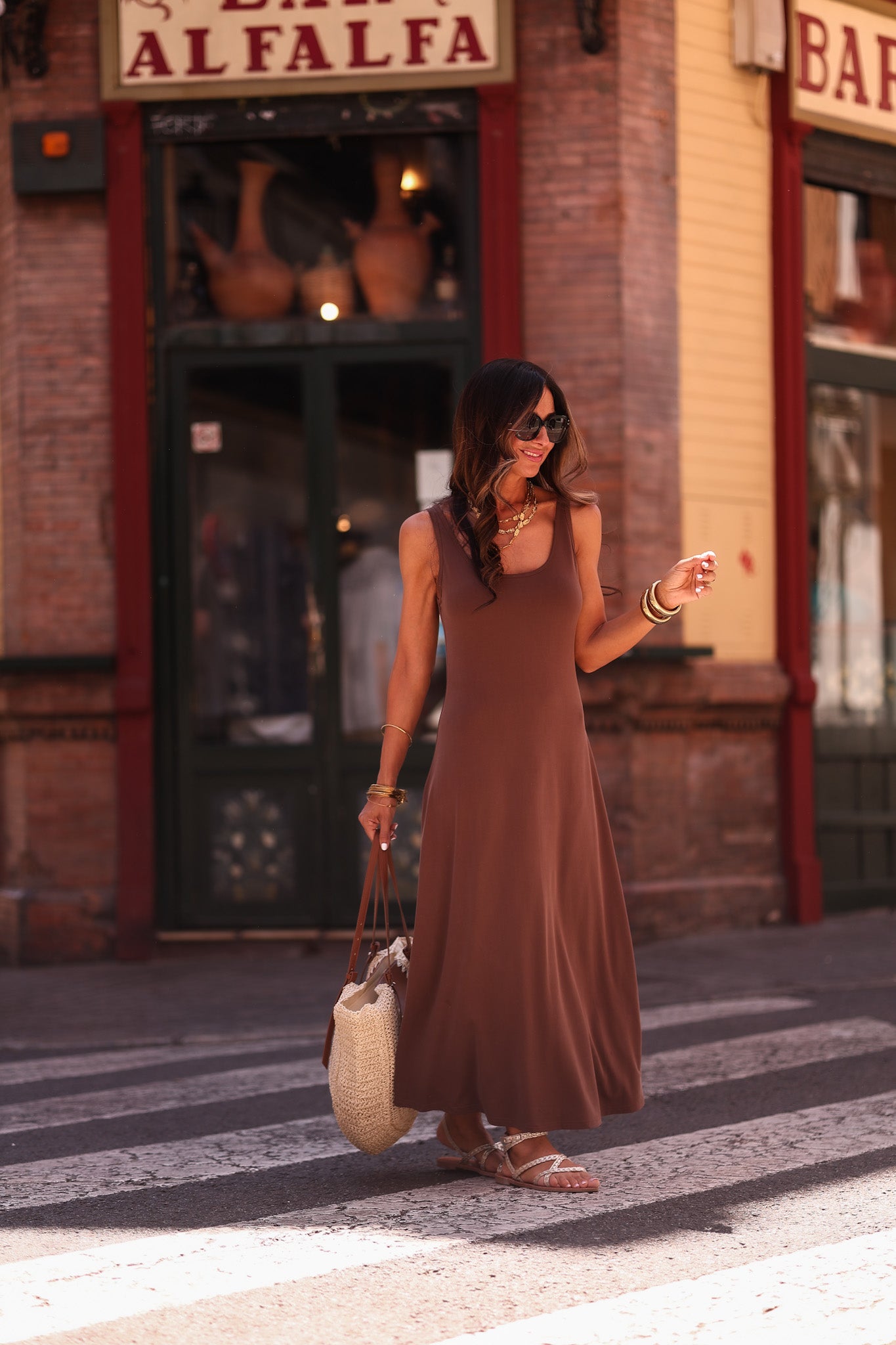 Robe Tessa choco