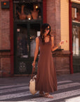 Robe Tessa choco