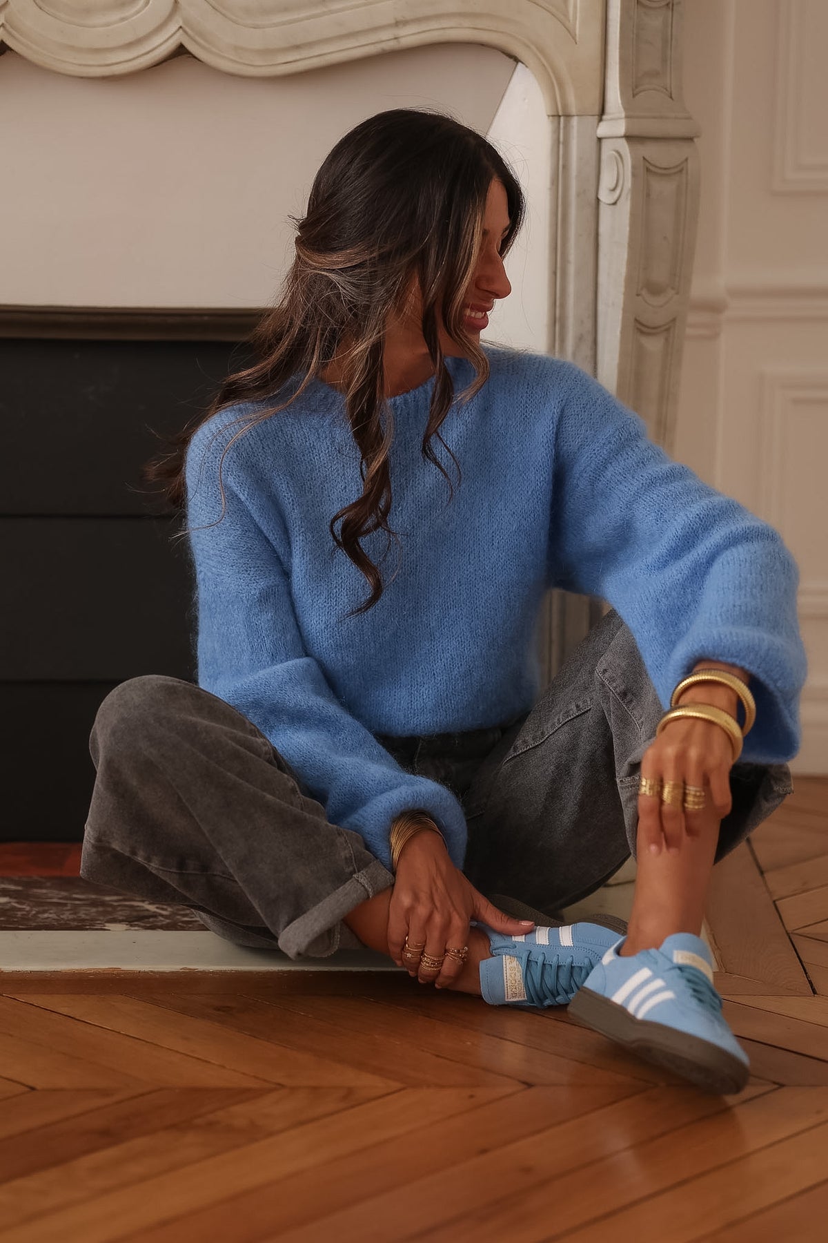 Pull Zadie bleu
