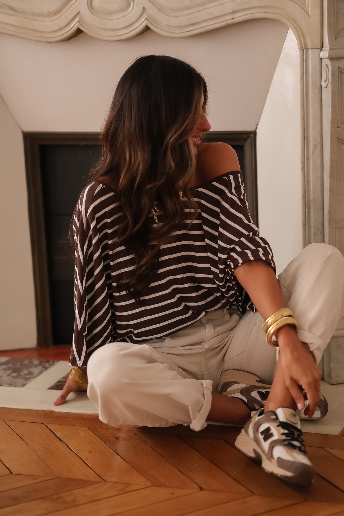 Tee-shirt Nell marron