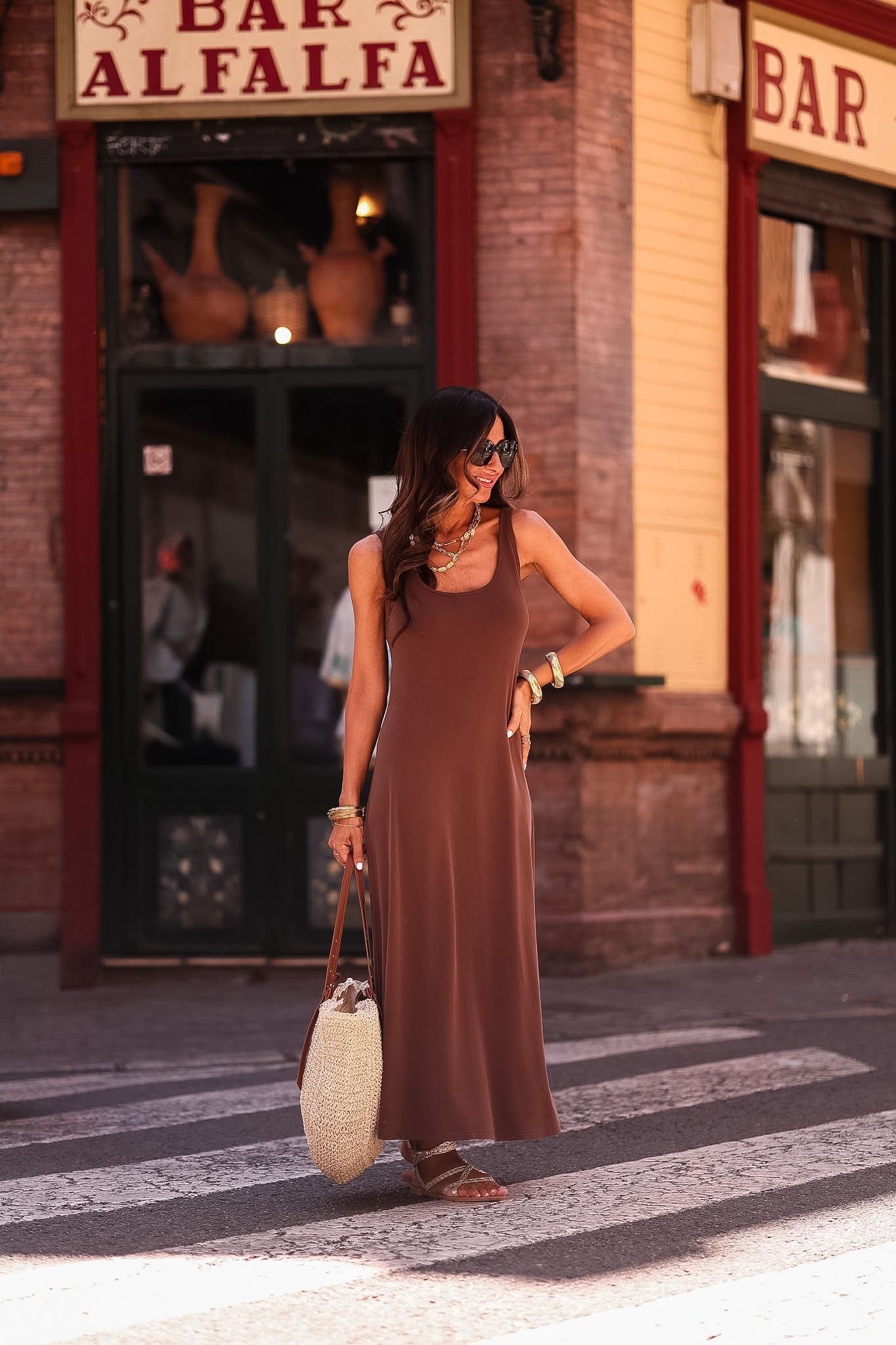 Robe Tessa choco