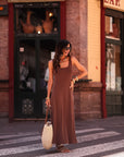 Robe Tessa choco