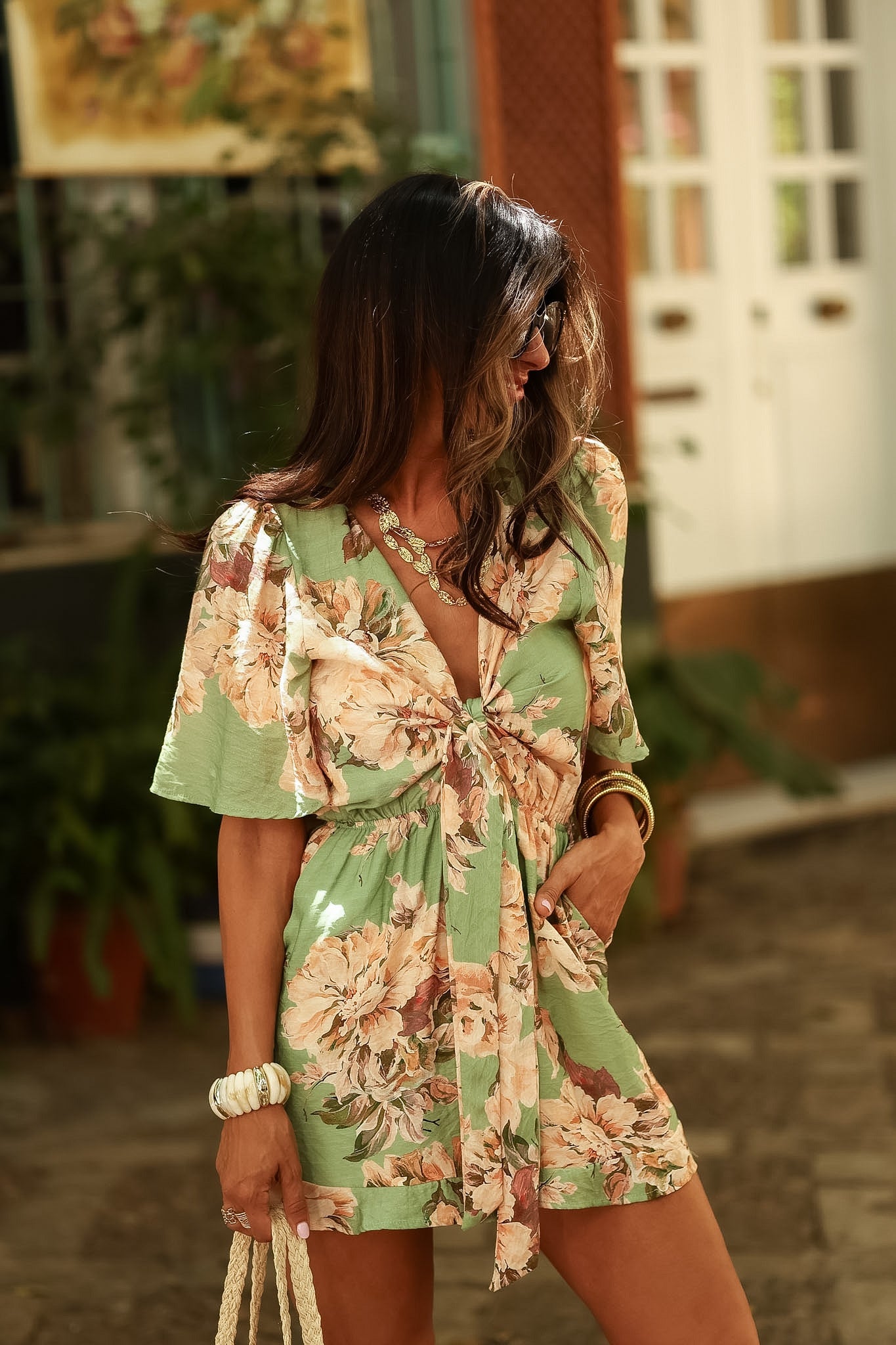 Combi-short Kate verte