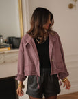Veste Suki prune