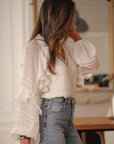 Blouse Victoria écrue