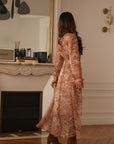 Robe longue Elva camel