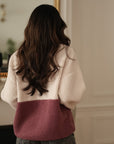 Polaire Alix bi-couleur rose