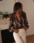 Blouse Anita choco