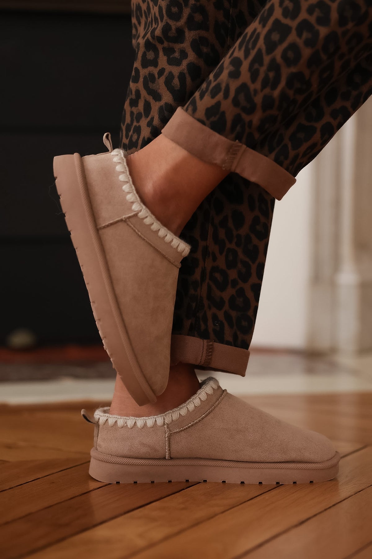 Chaussons Dune taupe