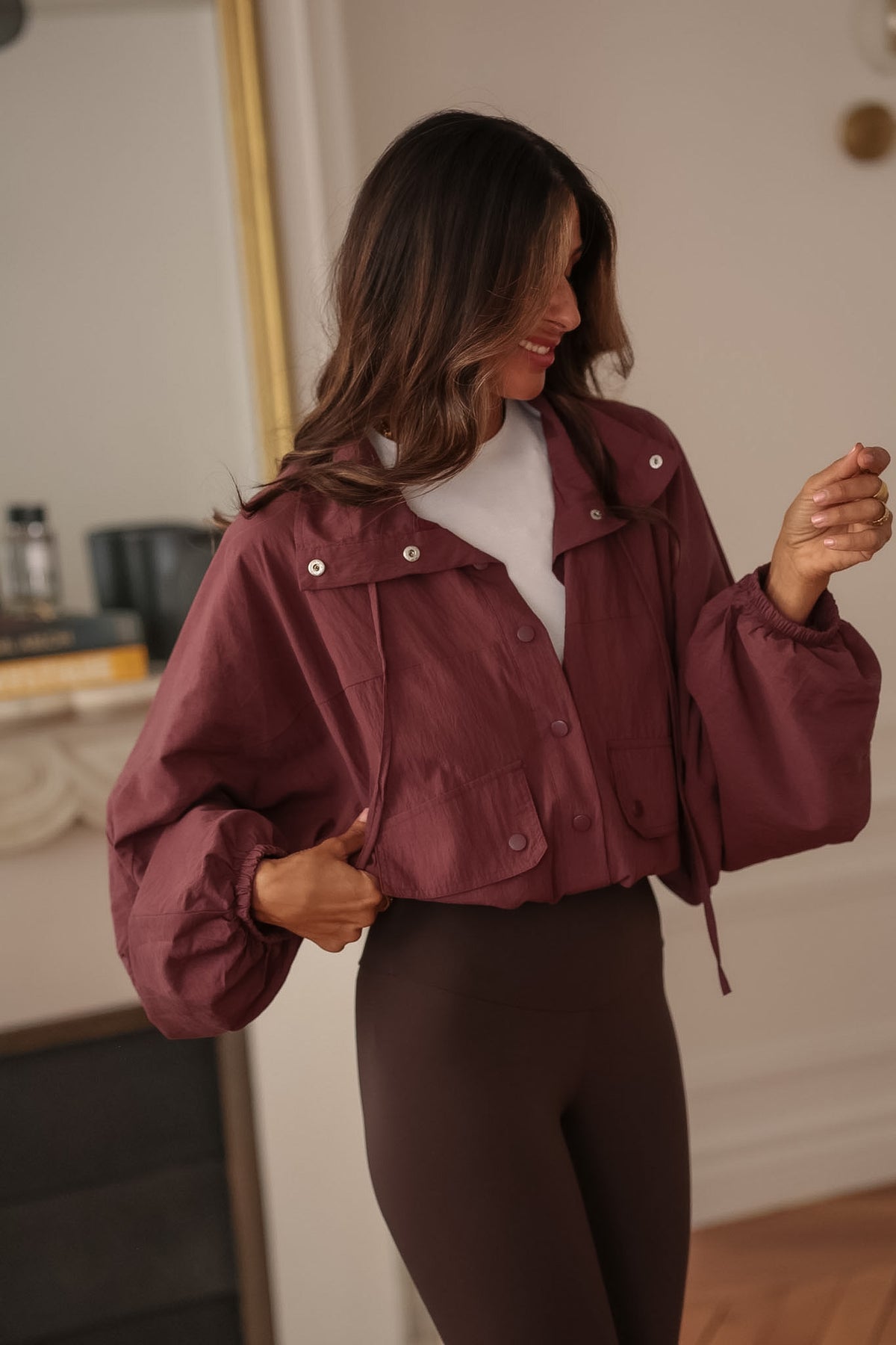 Veste Wily bordeaux