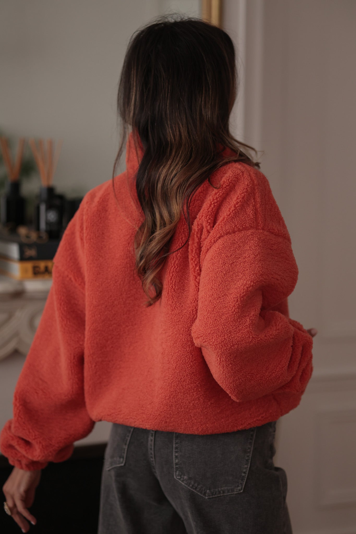 Veste polaire Johane mandarine