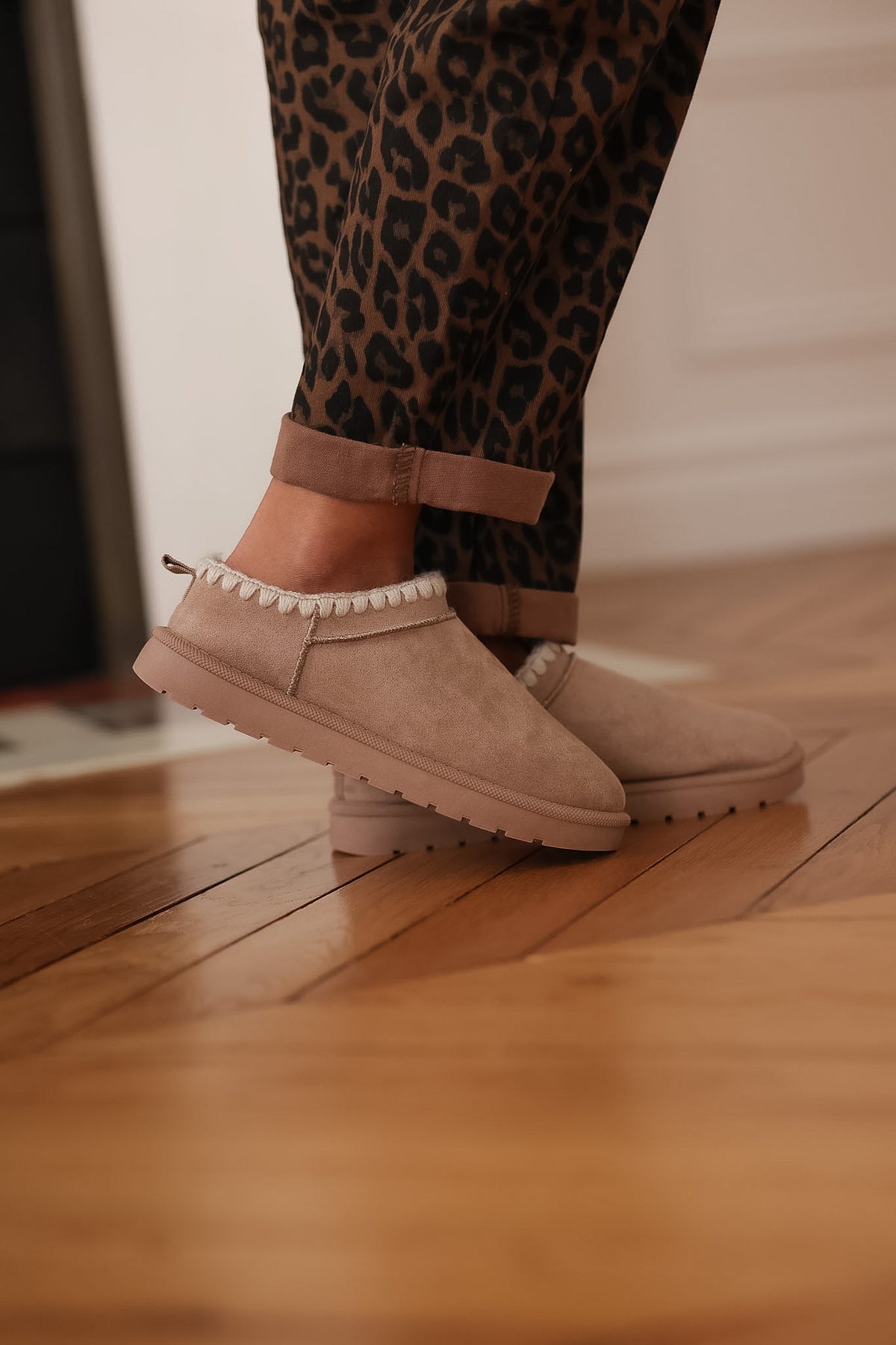 Chaussons Dune taupe