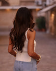 Top Perla blanc