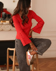 Pull Vanessa rouge