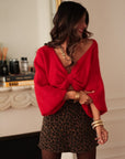 Pull Oria rouge