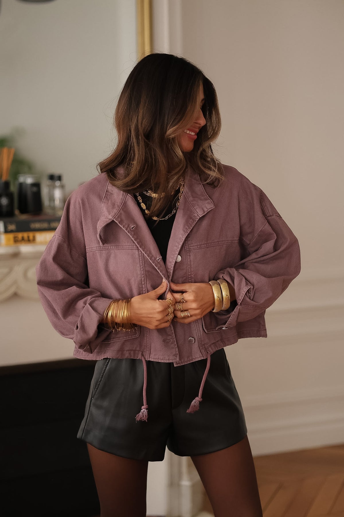 Veste Suki prune
