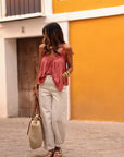 Top Jill terracotta